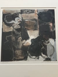 Image 5 of Katheryn Hadley Original Monoprint "Hidden Fruit", Framed, Signed and Dated 1997