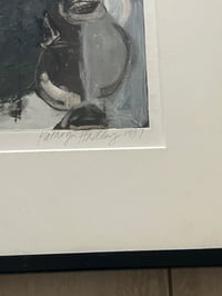 Image 4 of Katheryn Hadley Original Monoprint "Hidden Fruit", Framed, Signed and Dated 1997