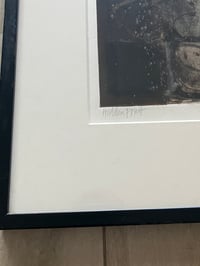 Image 2 of Katheryn Hadley Original Monoprint "Hidden Fruit", Framed, Signed and Dated 1997