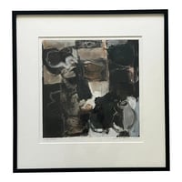 Image 1 of Katheryn Hadley Original Monoprint "Hidden Fruit", Framed, Signed and Dated 1997