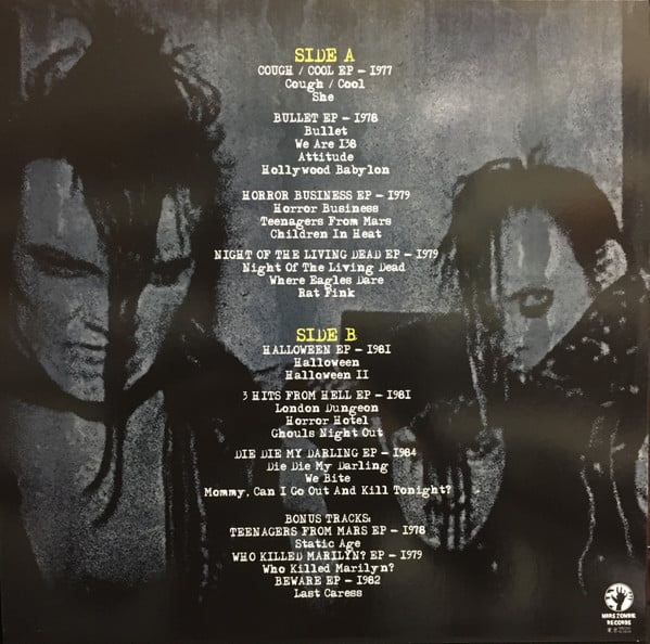 Image of Misfits – "1977-1984 The Singles Collection" Lp (color)