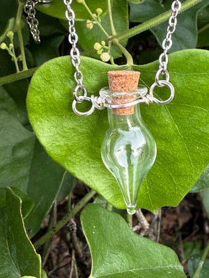 Empty Glass Bottle Necklace