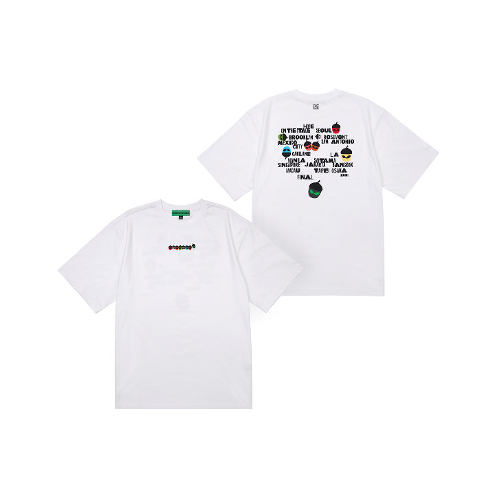 Image of [PRE-ORDER] BTS J-Hope ‘HOPE ON THE STAGE FINAL’ Tour T-Shirt (White)