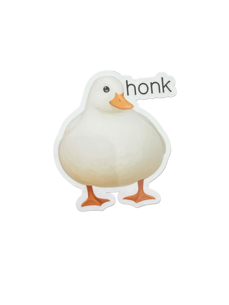 Image of honk silly goose sticker 