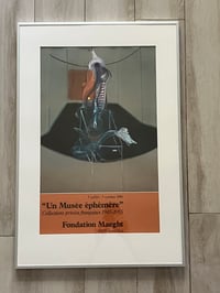 Image 3 of Francis Bacon Original Fondation Maeght Exhibition Poster for 'Un Musee Ephemere' 1986