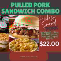 Pulled Pork Sandwich Combo 