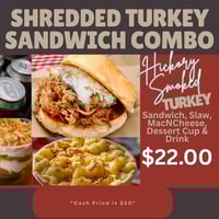 Shredded Turkey Combo