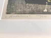 Image 3 of Heinrich Wilthelm Original Abstract Woodblock, Signed and Dated 1967, Numbered 114/270.