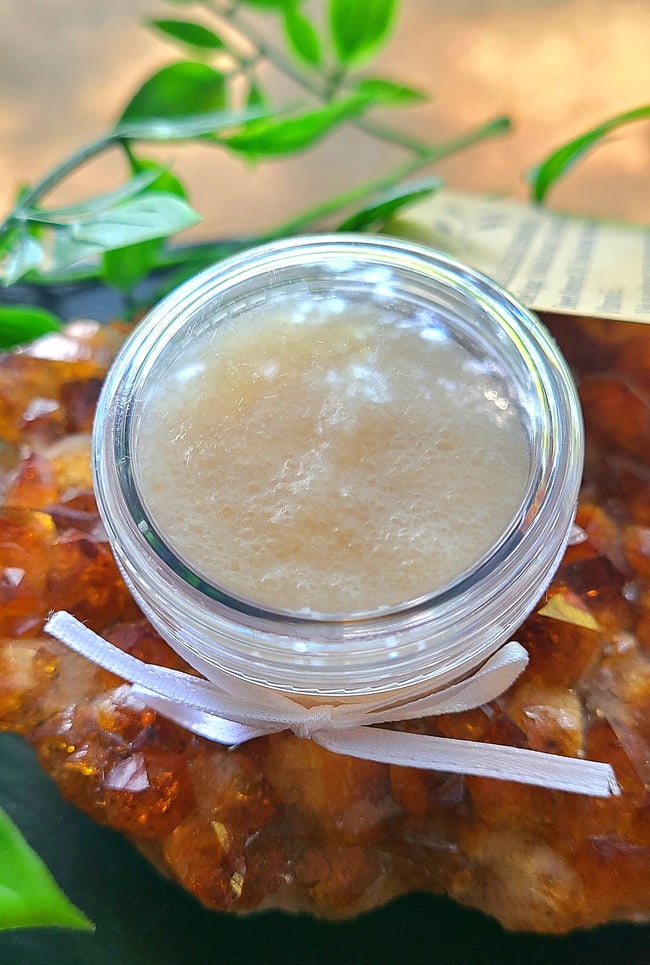Natural Coconut Vanilla Lip Scrub 0.5 oz Jar