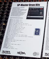 Image 1 of SP- Master Drum Kits for Rossum SP1200 on SD card
