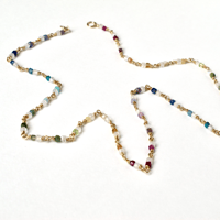 Image 2 of Moonstone Rainbow Gemstone Chain
