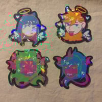 Image 1 of Heavenly & Unholy Sister Stickers