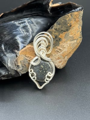 Pyrite in Agate Pendant