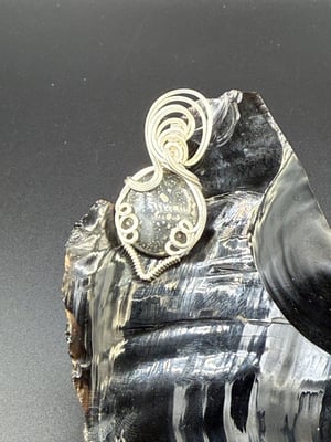 Pyrite in Agate Pendant