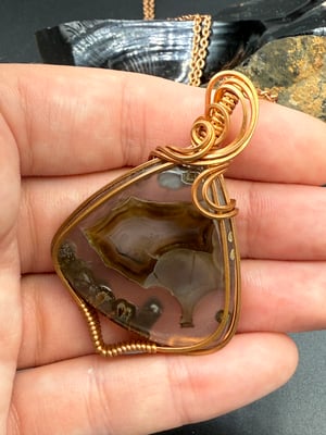 Turkish Stick Agate Pendant