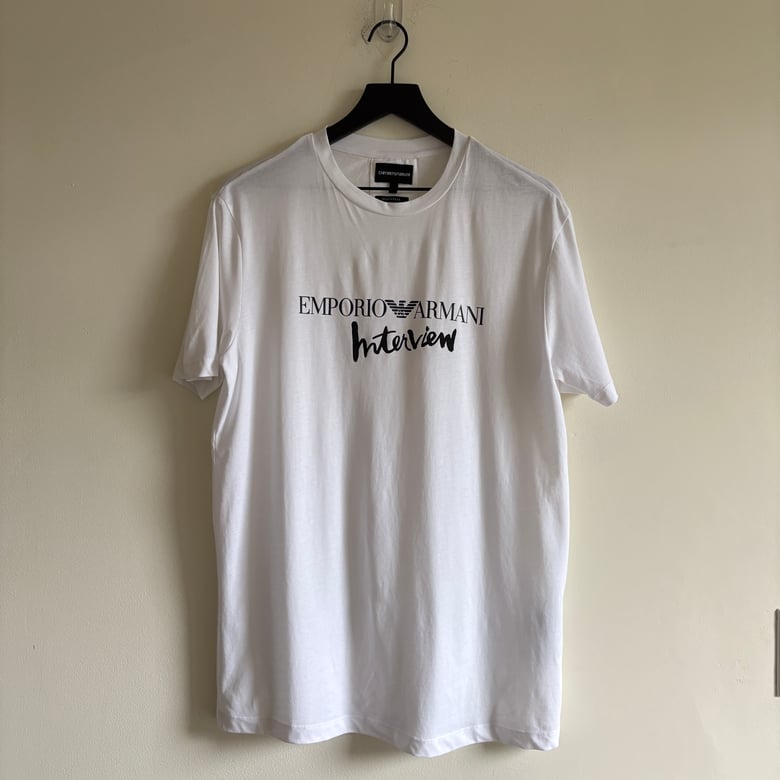 Image of Emporio Armani/Interview Magazine Giveaway T-Shirt