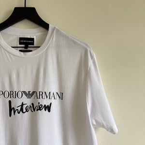Image of Emporio Armani/Interview Magazine Giveaway T-Shirt