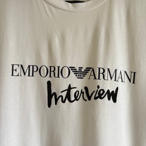 Image of Emporio Armani/Interview Magazine Giveaway T-Shirt