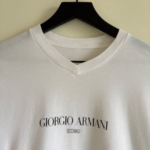 Image of Giorgio Armani Eyewear Promo L/S V-Neck Shirt