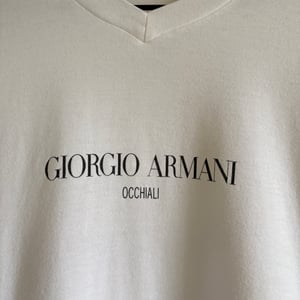 Image of Giorgio Armani Eyewear Promo L/S V-Neck Shirt