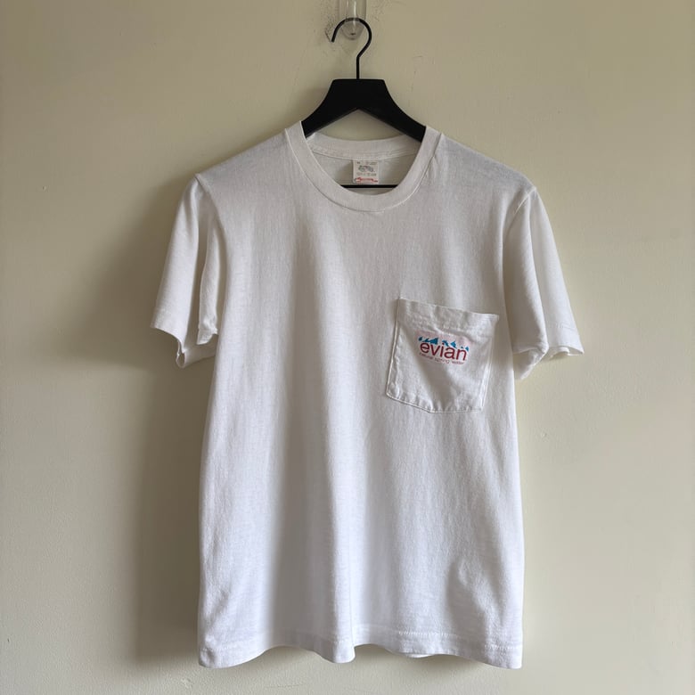 Image of Evian Water Promotional Pocket T-Shirt