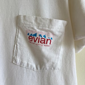 Image of Evian Water Promotional Pocket T-Shirt