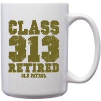 Image 2 of USBP CUSTOM CLASS NUMBER / RETIRED FLAG ~ COFFEE CUP