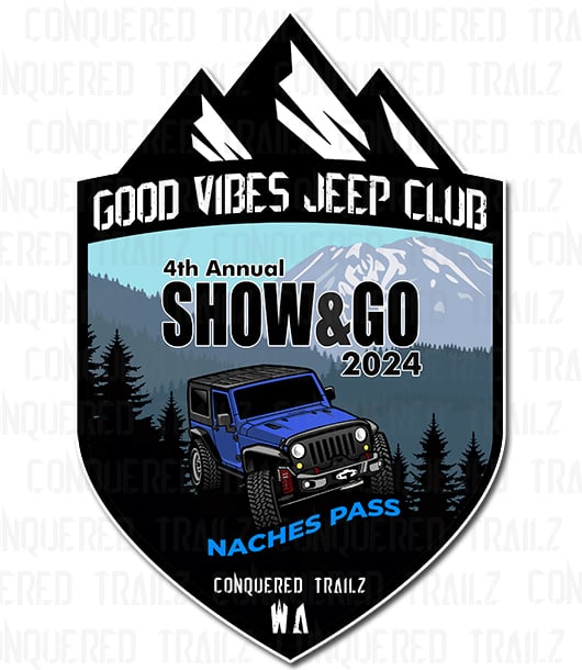 Image of Good Vibes Jeep Club 2024 Show & Go - Event Badge