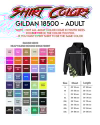 Image 2 of Gildan 18500