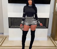 Image 2 of Sexy Rhinestone Playsuit