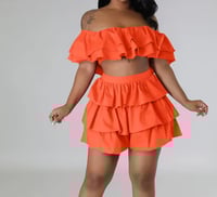 Image 5 of Ruffle Crop Top and Shorts