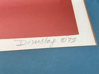 Image 5 of Mildred Dienstag Serigraph, "Homage to Icarus' - Signed, Dated '75, Numbered 29/45
