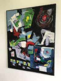 Image 4 of Christine Opolos Mid-Century Modern Abstract Expressionist Oil Painting