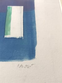 Image 9 of Nasser Almulhim Original Abstract Mixed Media Painting on Paper, Signed and Framed
