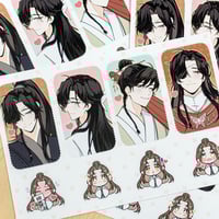 Image 1 of TGCF Hua Cheng Fashion Sticker Sheet