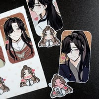 Image 3 of TGCF Hua Cheng Fashion Sticker Sheet