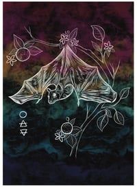 Pride Bat Print - Black