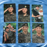 Image 3 of Bangtan Metal Photo Card Sets | Jin, JHope, Namjoon, Taehyung, Jimin and Jungkook Discharge Day