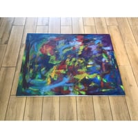 Image 3 of Christine Opolos 1970s Abstract Expressionist Oil Painting, Signed, Dated 1971