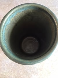 Image 7 of Vintage 1940s Zanesville Model 4010 Stoneware Vase