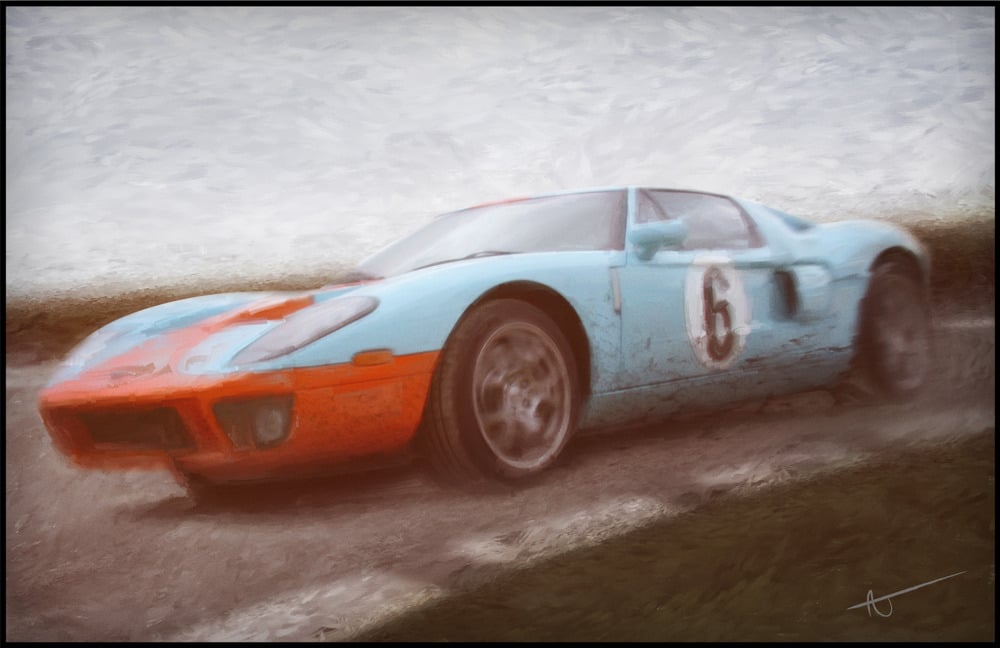 My Ford GT40 mk1 art. : r/Ford