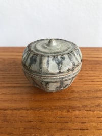 Image 3 of Rare Antique Sawankhalok Miniature Jar With Lid, Thailand 15th Century