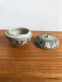 Image 6 of Rare Antique Sawankhalok Miniature Jar With Lid, Thailand 15th Century