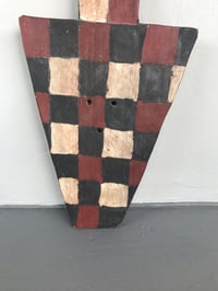 Image 5 of Large Antique Nafana Bedu Ceremonial Shield Mask, Ivory Coast, Early 20th Century