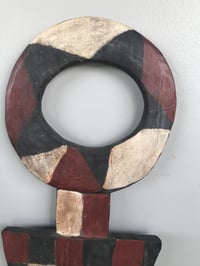 Image 4 of Large Antique Nafana Bedu Ceremonial Shield Mask, Ivory Coast, Early 20th Century