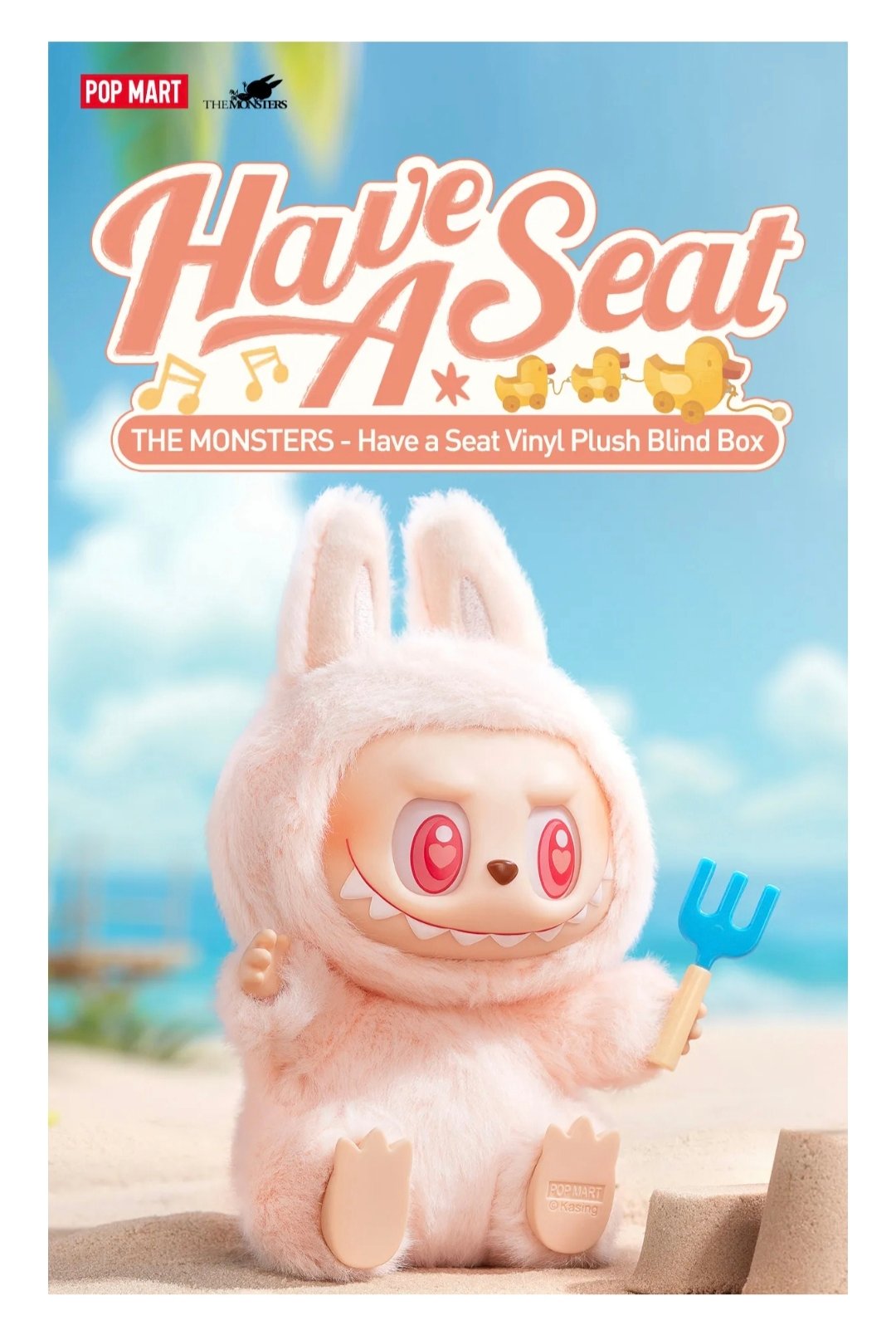 ぬいぐるみ・マスコット POP MART LABUBU Have A Seat HEHE labubu have a seat ラブブ HEHE popmart - メルカリ