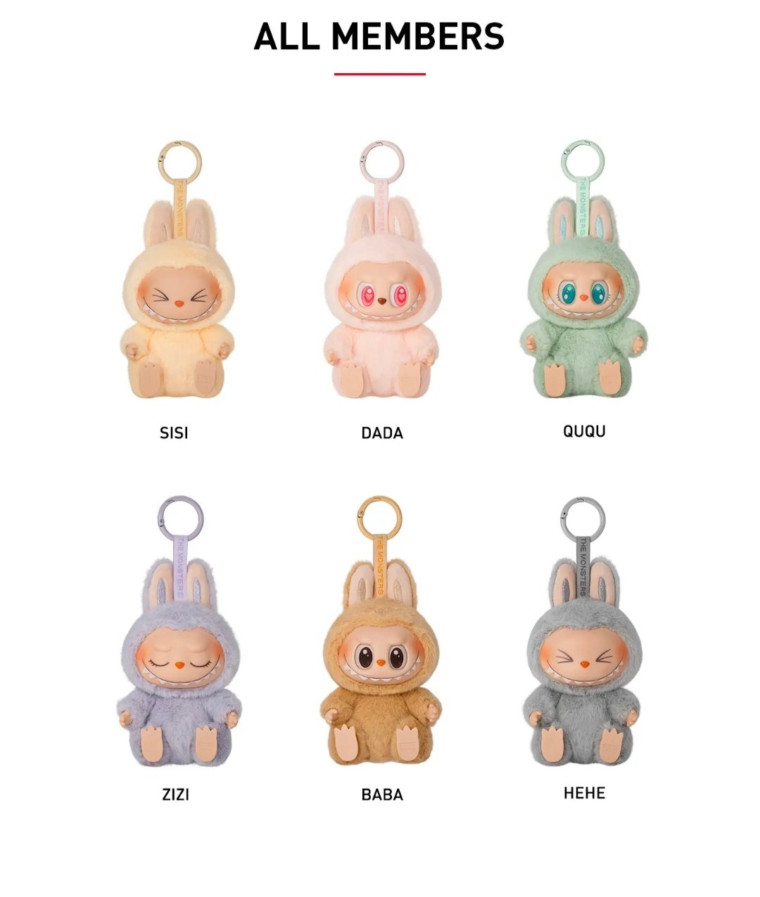 Image of LABUBU plush figurine V2 (Authentic)