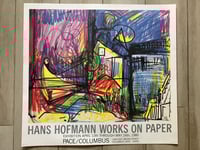 Image 3 of Vintage Hans Hofmann 'Works on Paper' Exhibition print, Pace/Columbus 1980