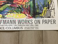 Image 8 of Vintage Hans Hofmann 'Works on Paper' Exhibition print, Pace/Columbus 1980