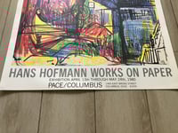 Image 6 of Vintage Hans Hofmann 'Works on Paper' Exhibition print, Pace/Columbus 1980